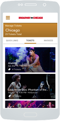 managing tickets on android phone