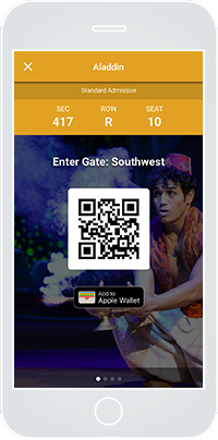 android add tickets QR code