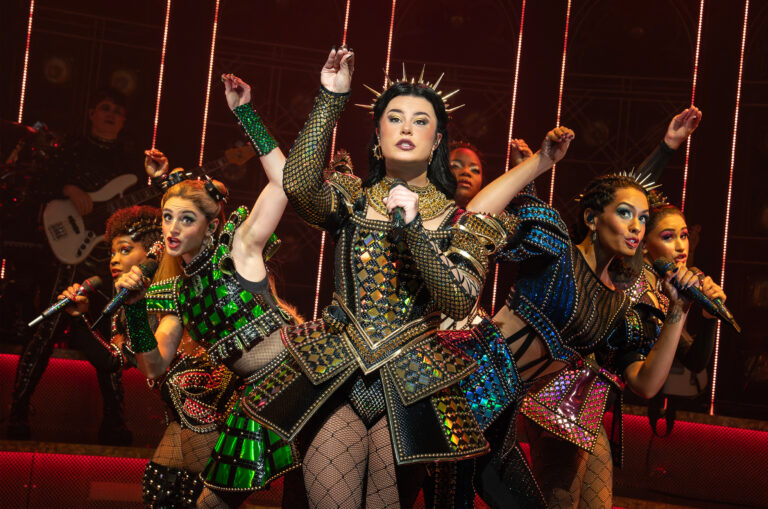 (3) Emma Elizabeth Smith as Catherine of Aragon in The North American Tour Boleyn Company of SIX