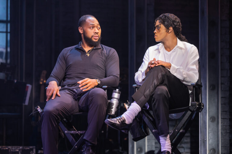 13. MJ_TOUR_01_17_25_0388_PJZEDIT_v001 Devin Bowles as Rob Jordan Markus as MJ_Photo by Matthew Murphy