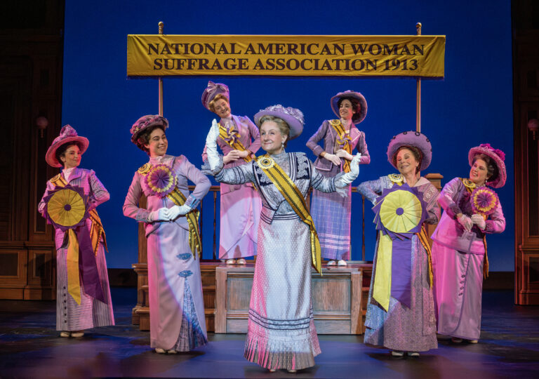 1 SUFFS Tour_Marya Grandy as Carrie Chapman Catt and SUFFS Company