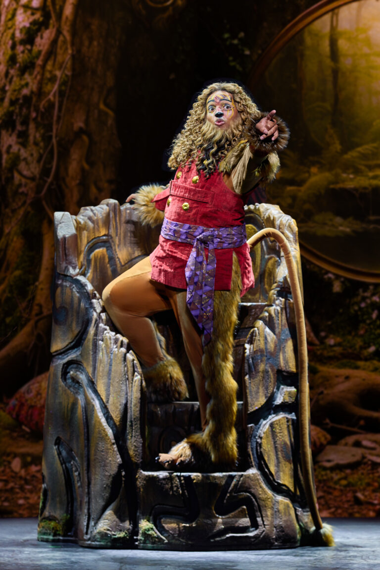 15. Cal Mitchell as The Lion in the North American Tour of THE WIZ. Photo by Jeremy Daniel