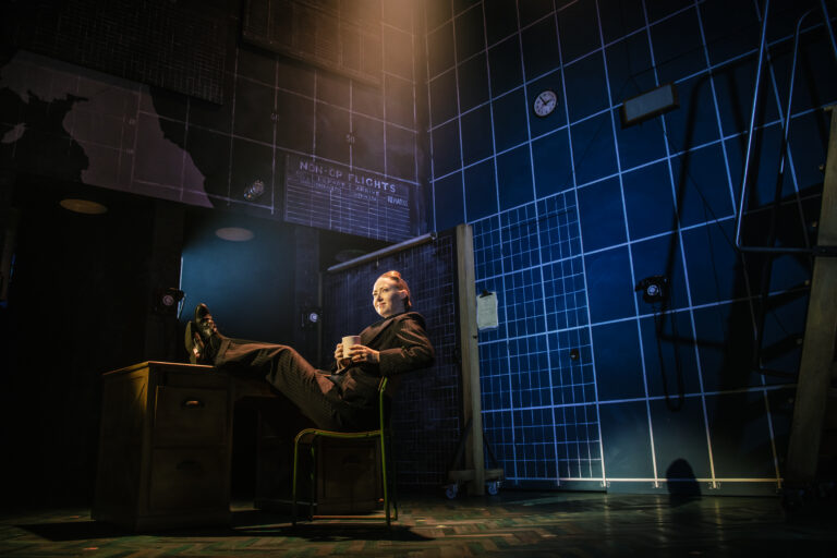 Photo 7 -Natasha Hodgson in the Broadway Company of Operation Mincemeat. Photo by Matt Crockett